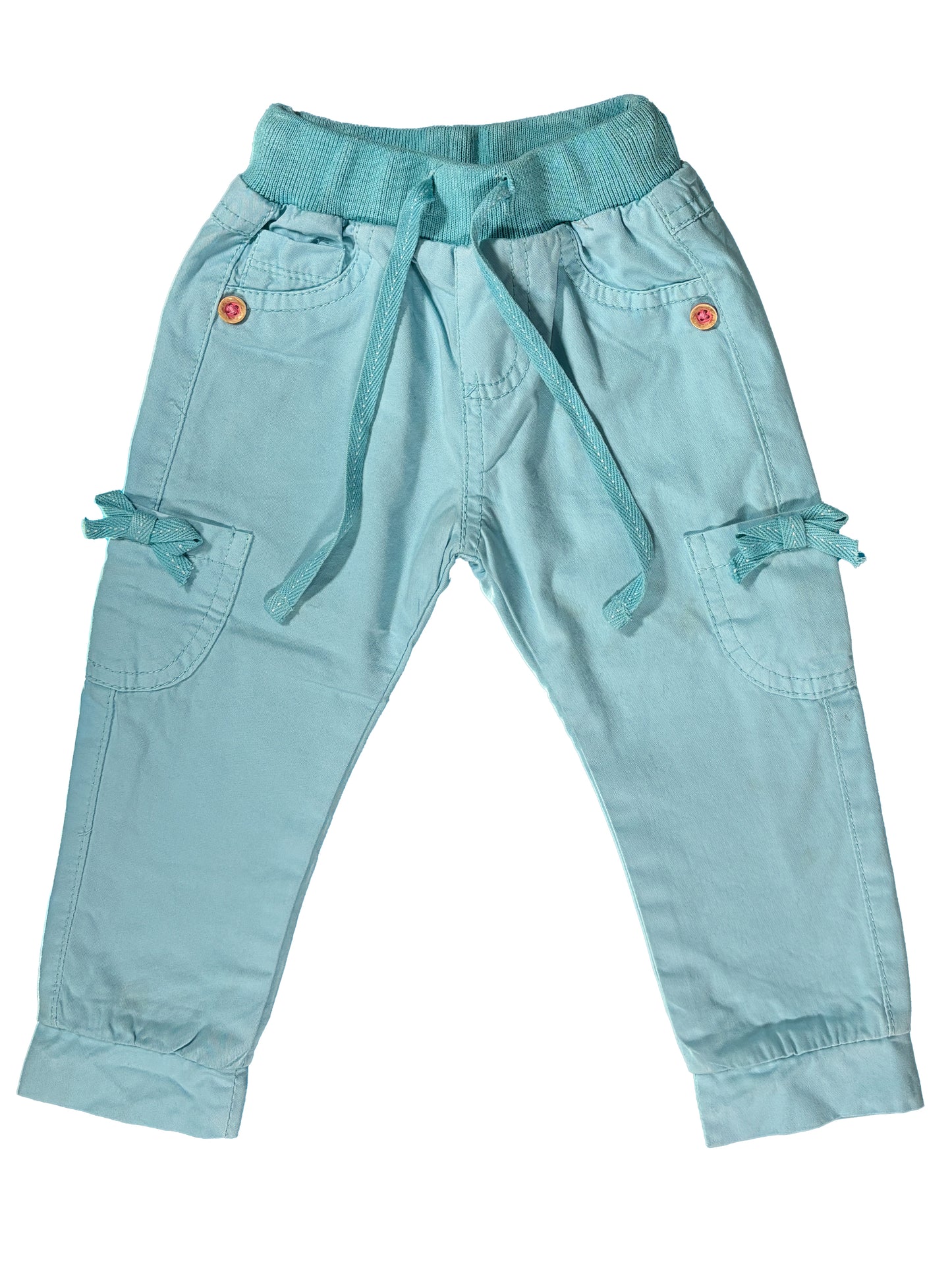 Pantalon Cargo Celeste
