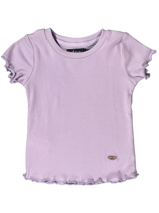 Camiseta Acanalada Lila