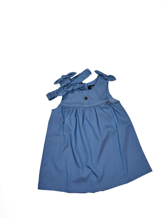 Vestido Jean Claro