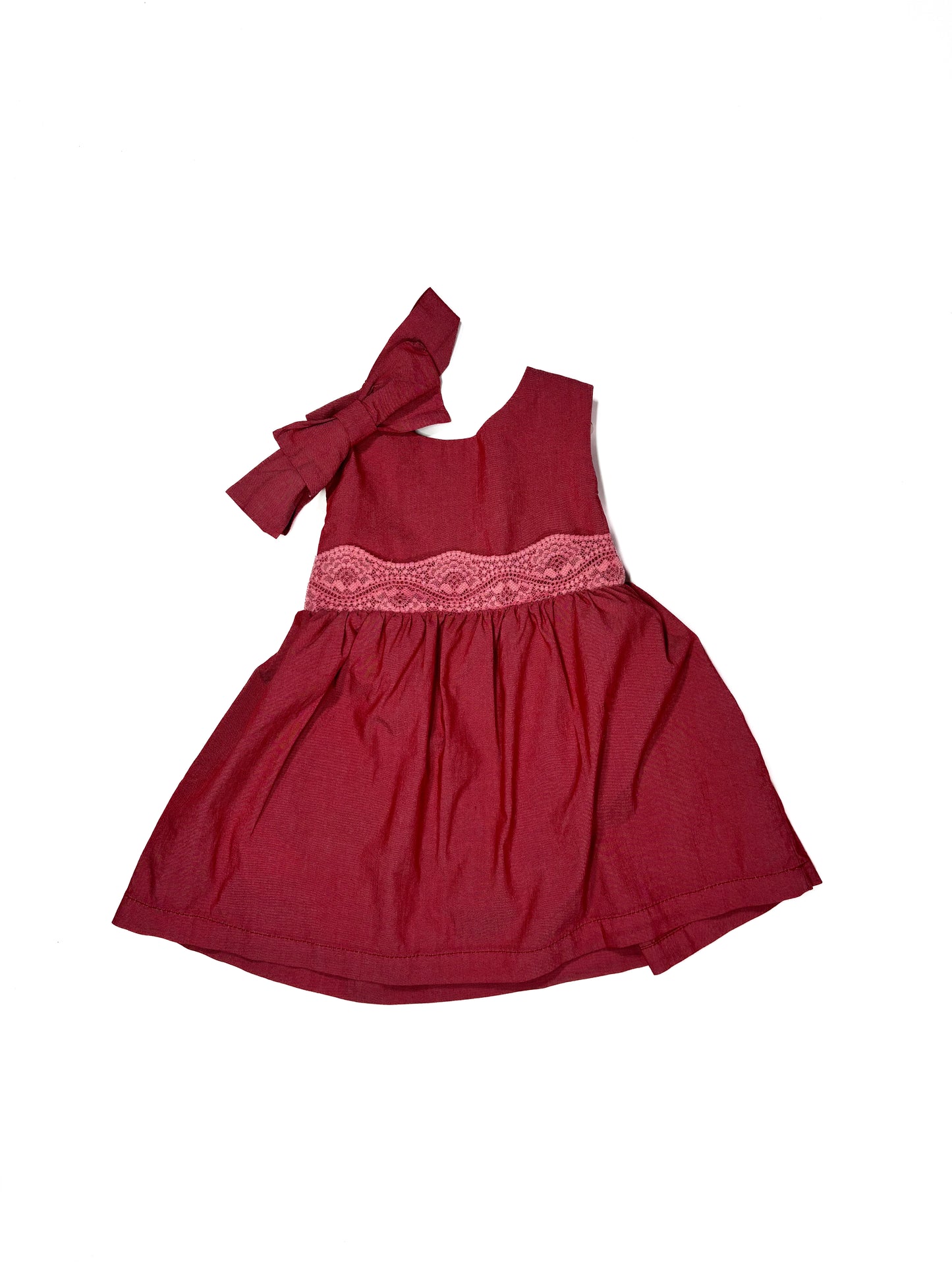 Vestido Detalle Vino
