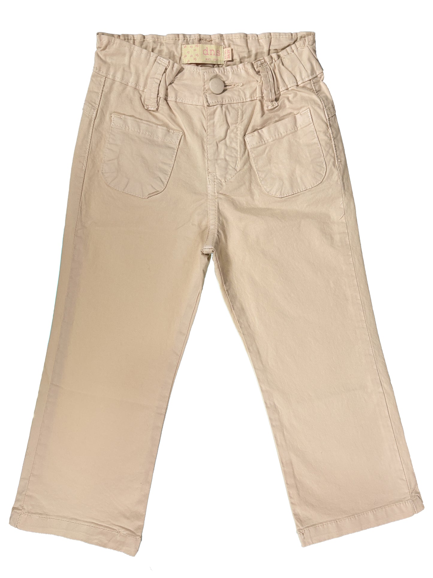 Pantalon Beige Bolsillos