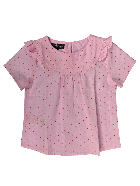 Blusa Rosa Corazones