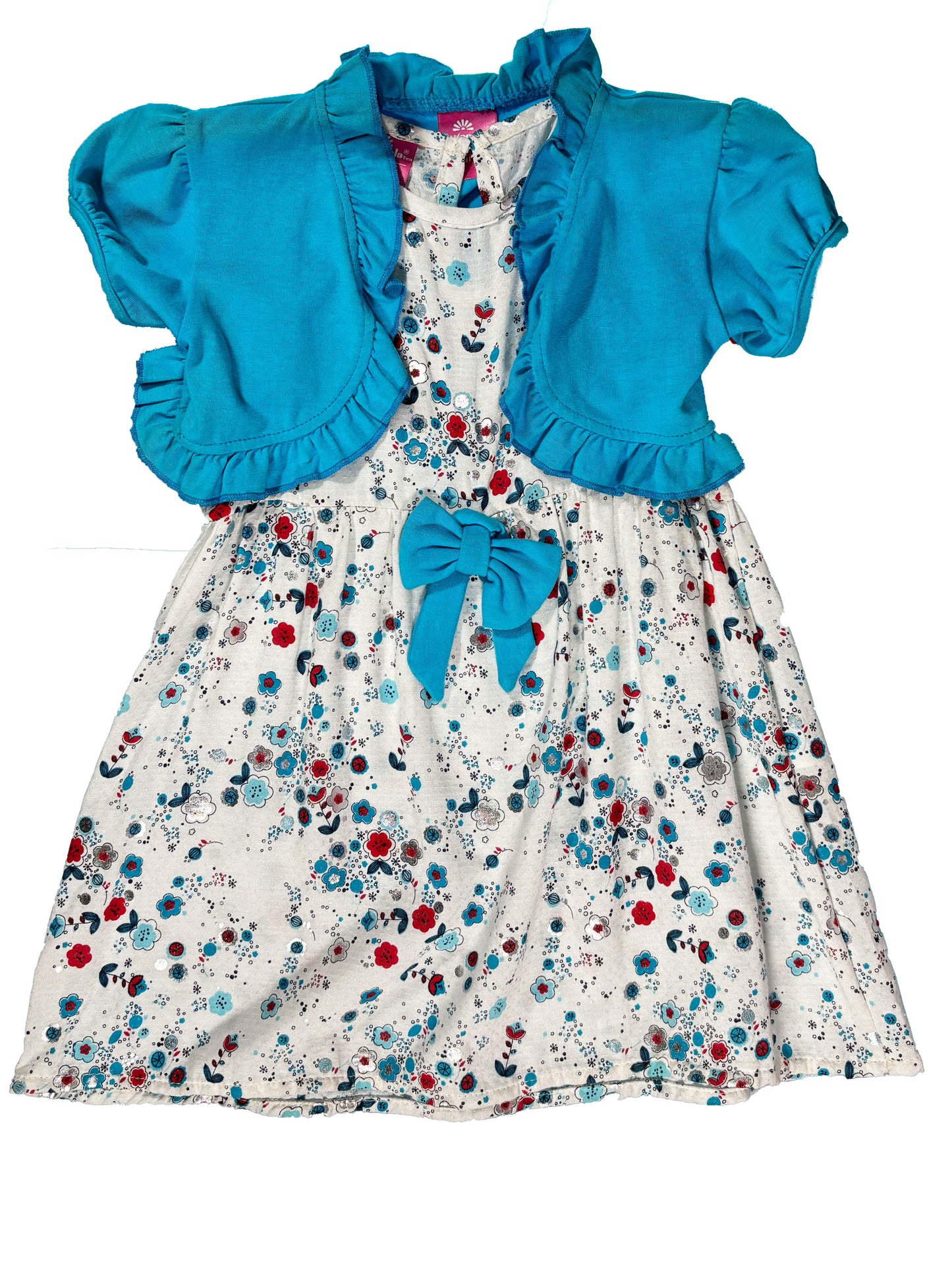 Vestido con Bolero Cardenillo
