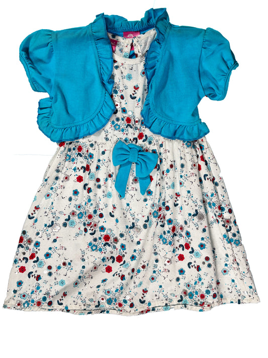 Vestido con Bolero Cardenillo