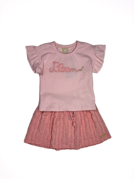 Conjunto Falda Rosa