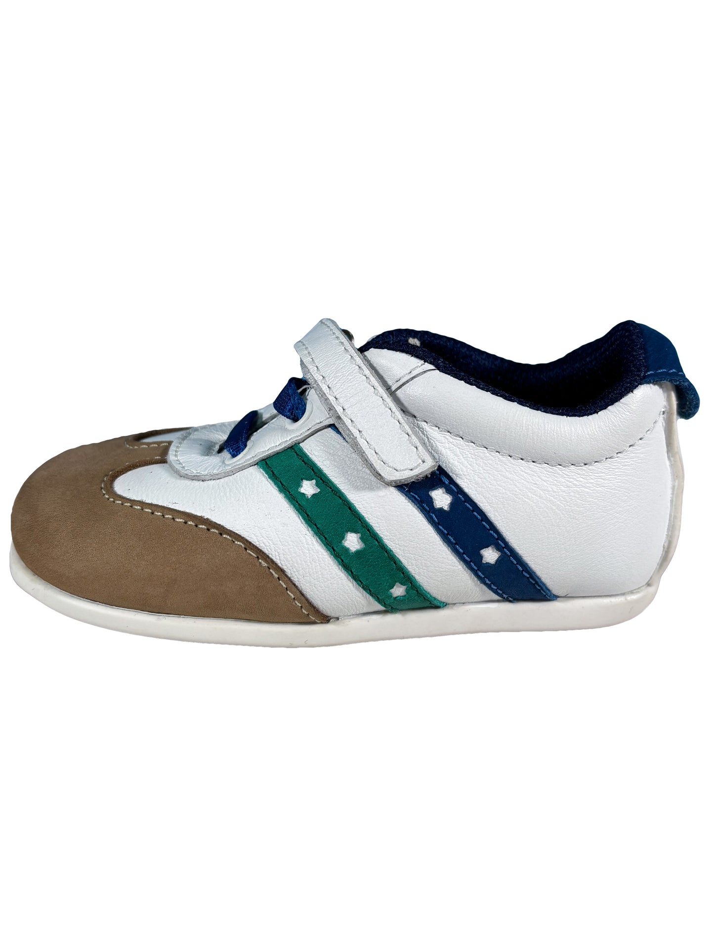 Zapato Deportivo Blanco/Cafe