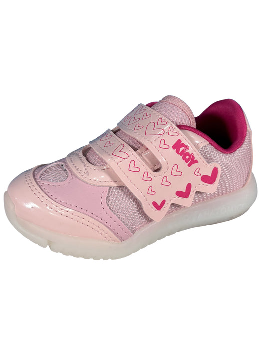 Zapato Deportivo Rosado con Luces