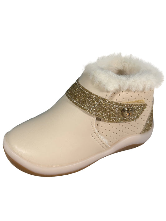 Zapato Botin Beige
