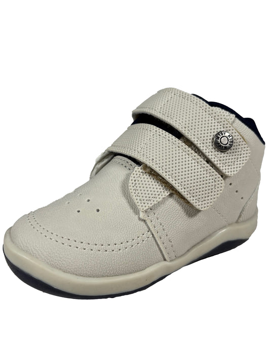 Zapato Botin Beige/Azul Marino