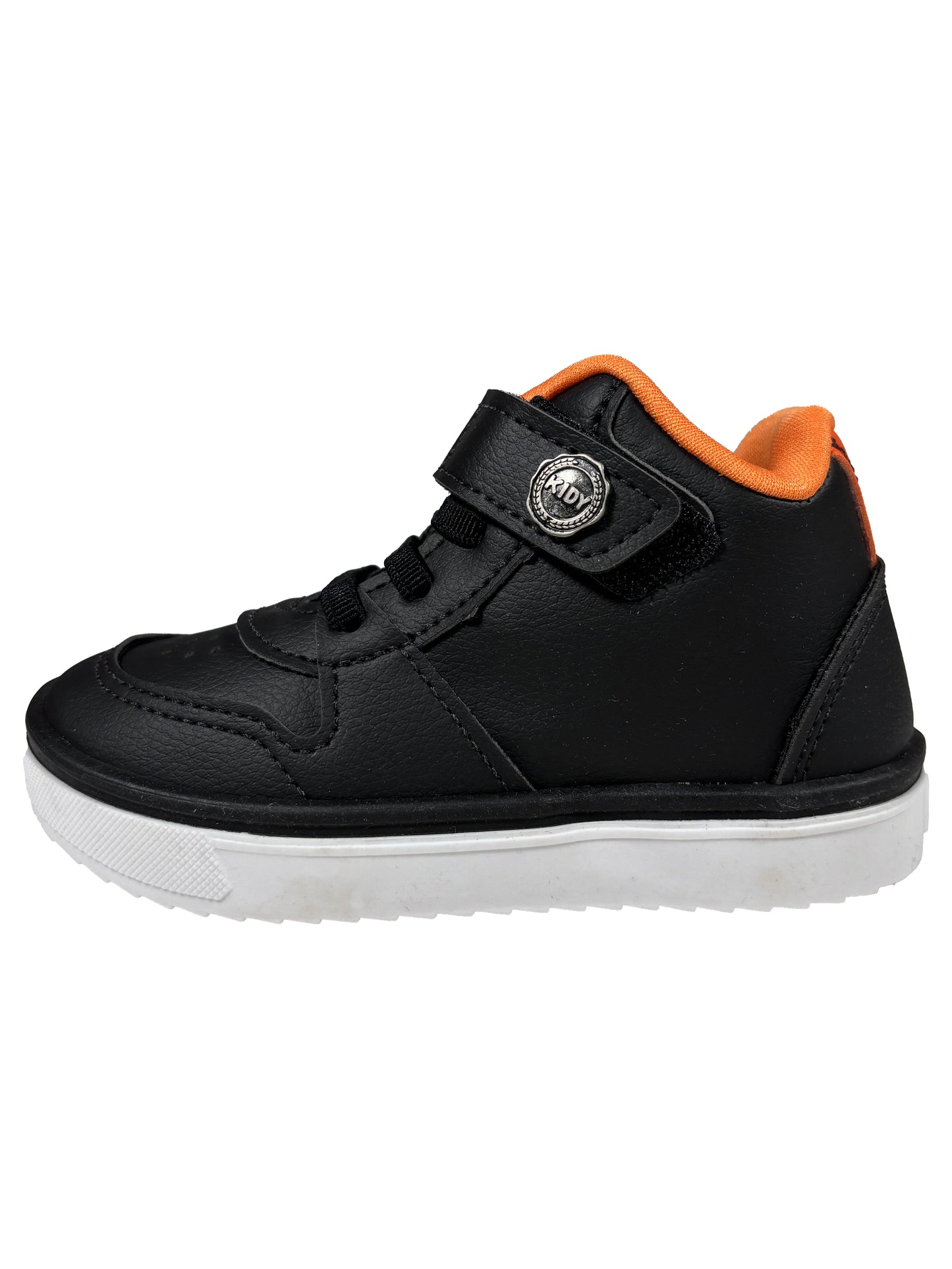 Zapato Botin Negro/Naranja