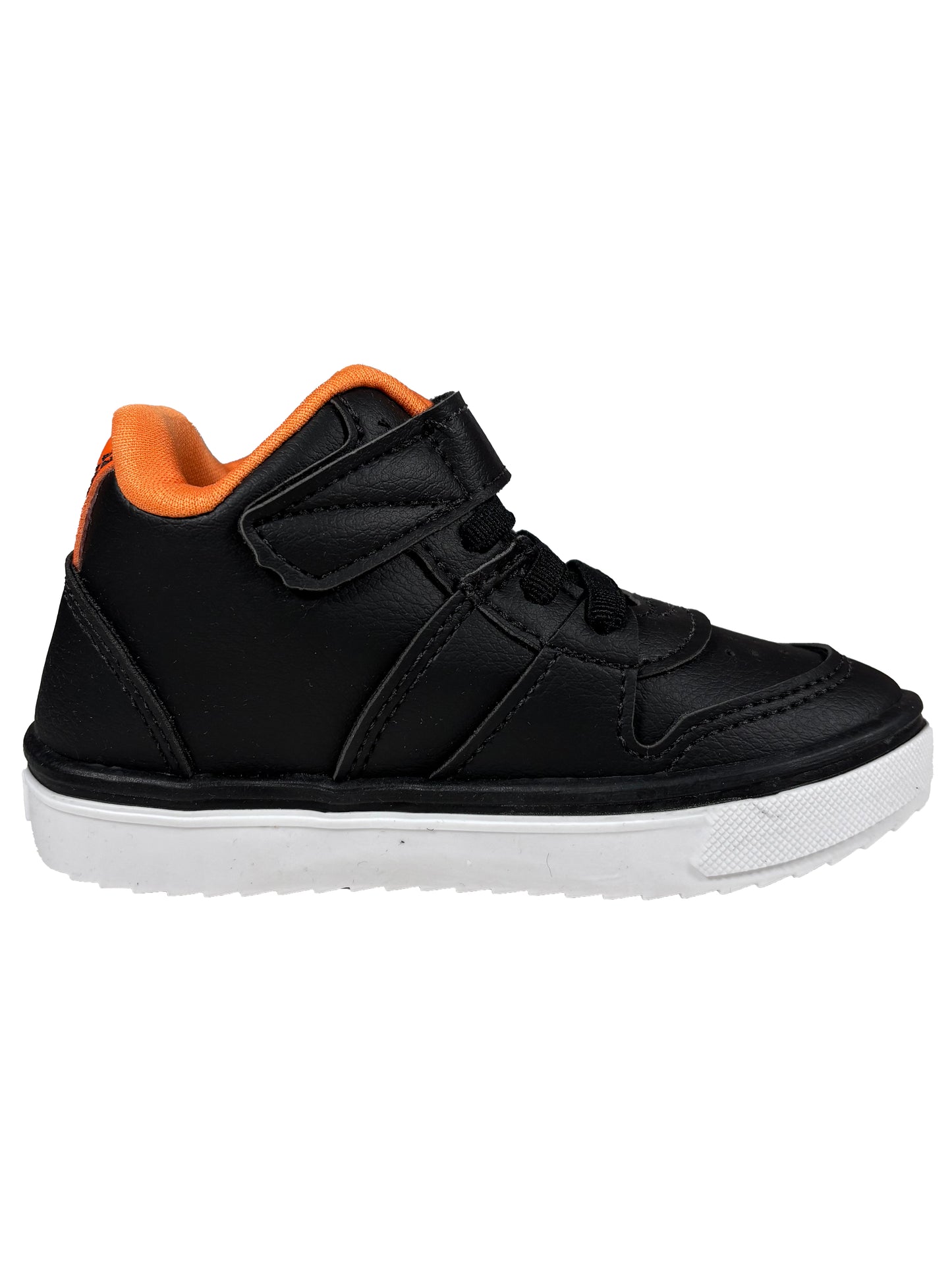 Zapato Botin Negro/Naranja