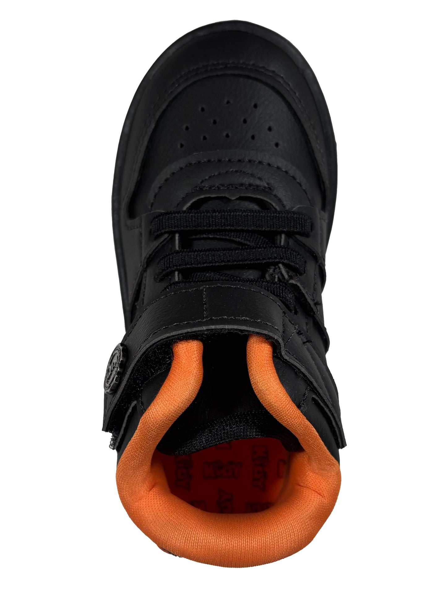 Zapato Botin Negro/Naranja