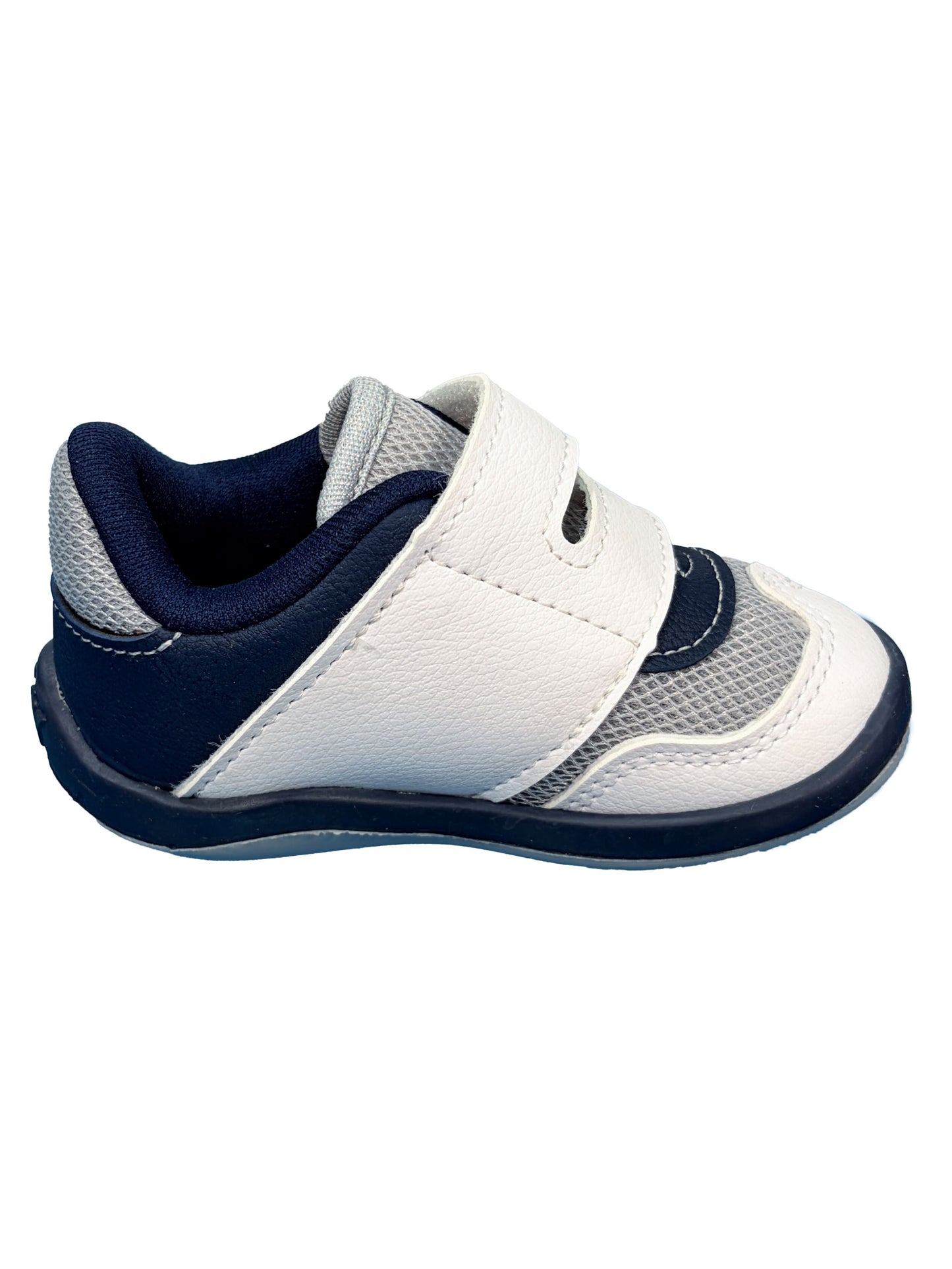 Zapato con Velcro Azul/Blanco