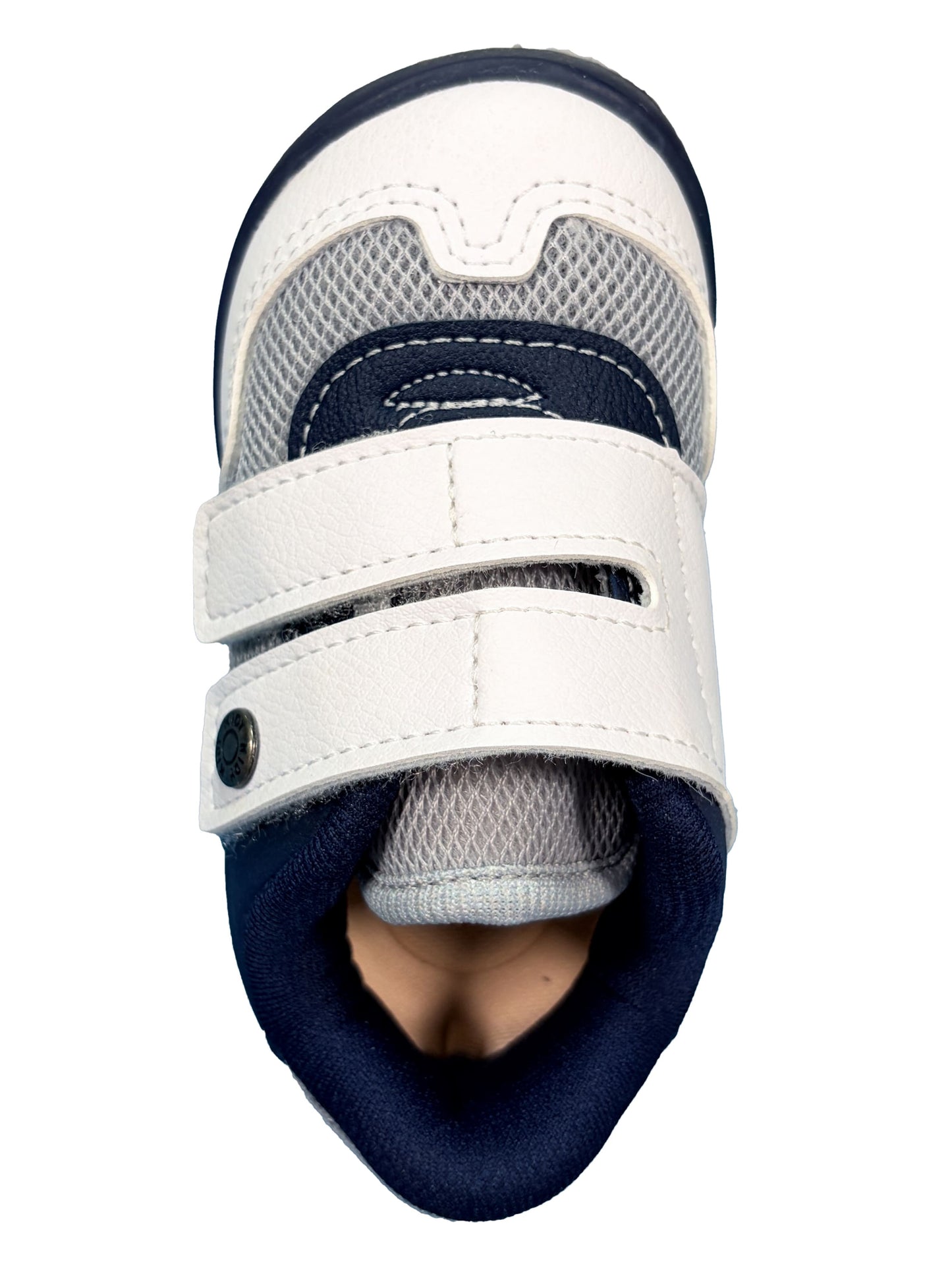 Zapato con Velcro Azul/Blanco