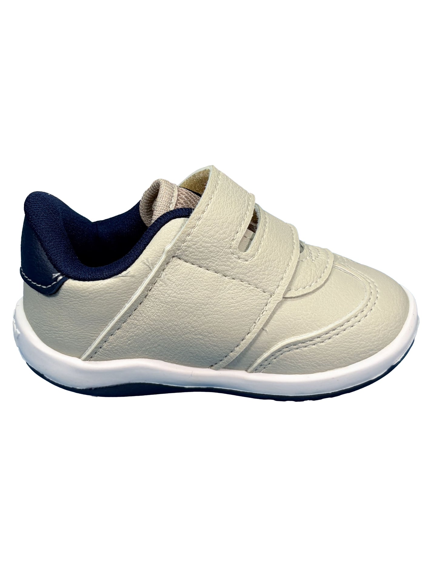 Zapato con Velcro Offwhite/Azul