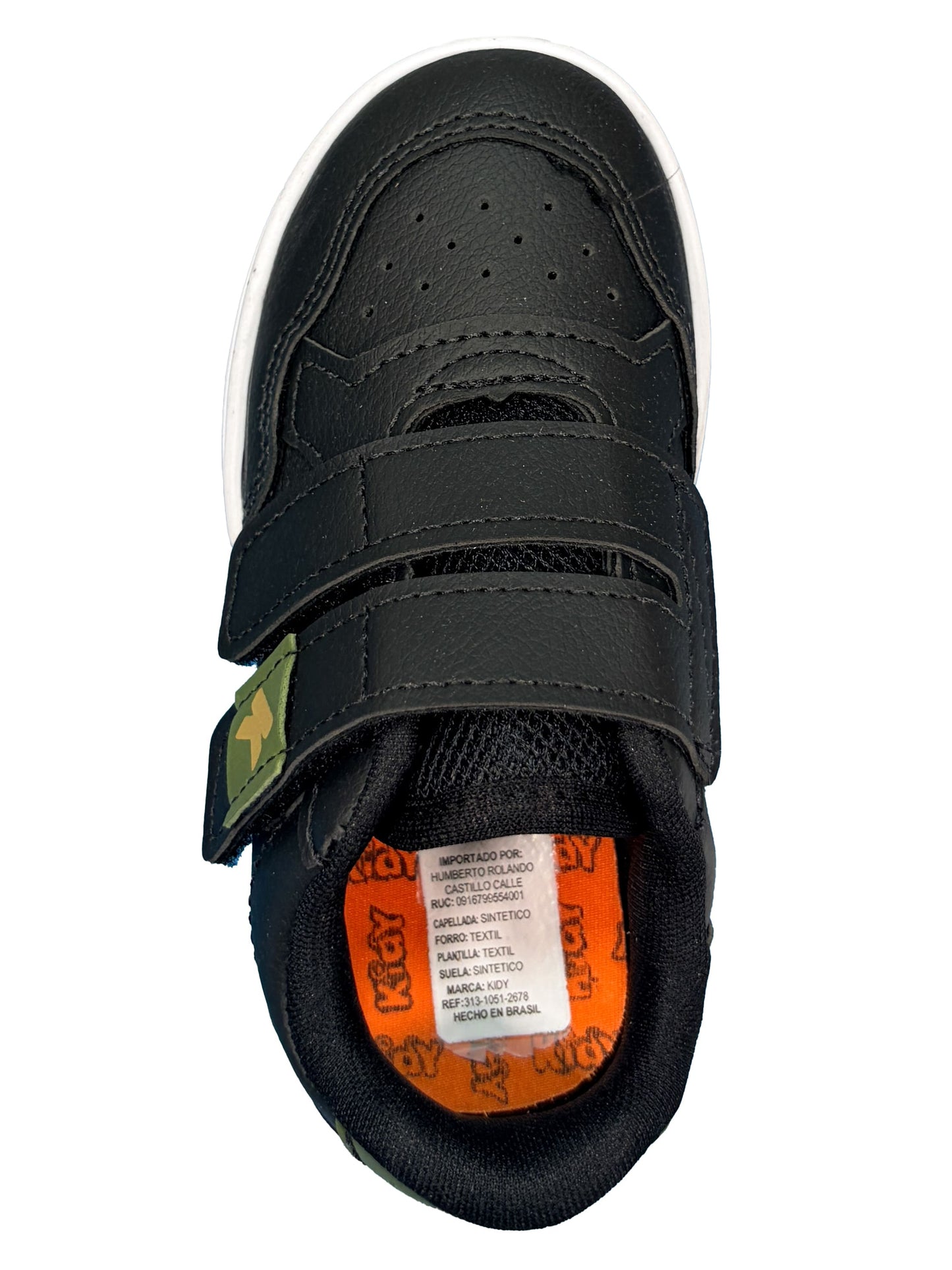 Zapato Casual Negro/Verde