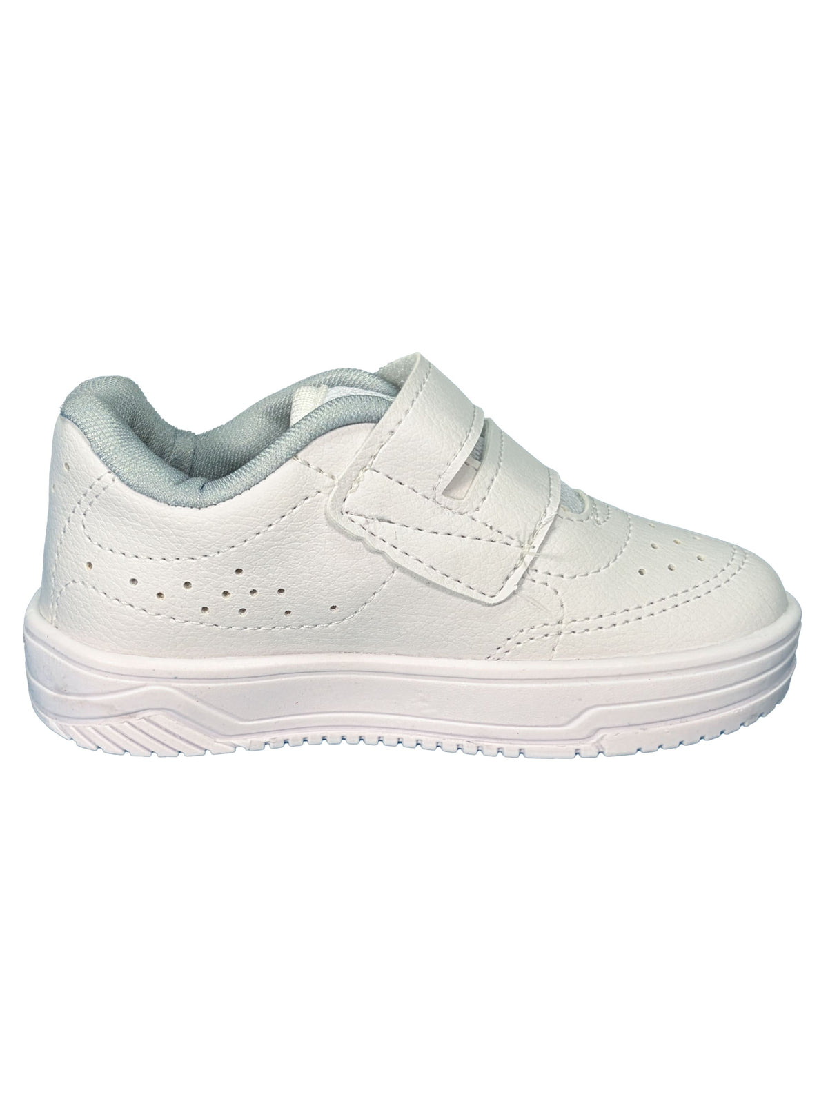 Zapato Blanco Doble Velcro