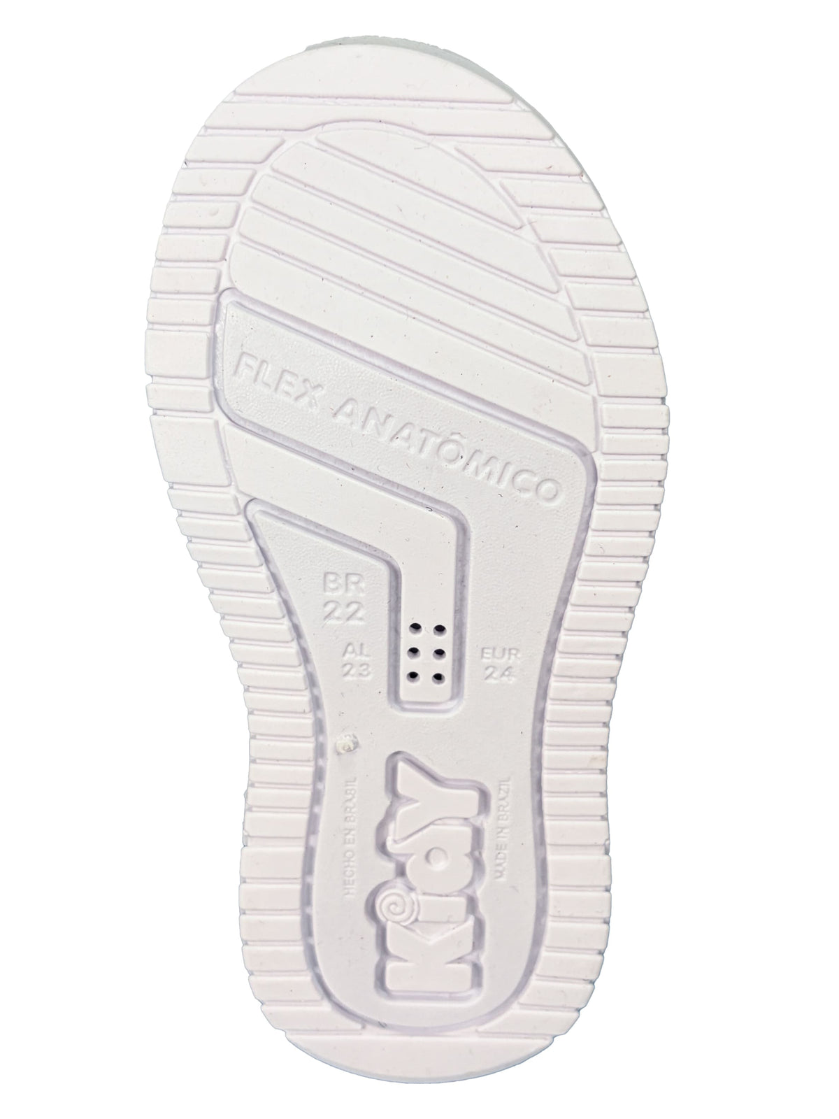 Zapato Blanco Doble Velcro
