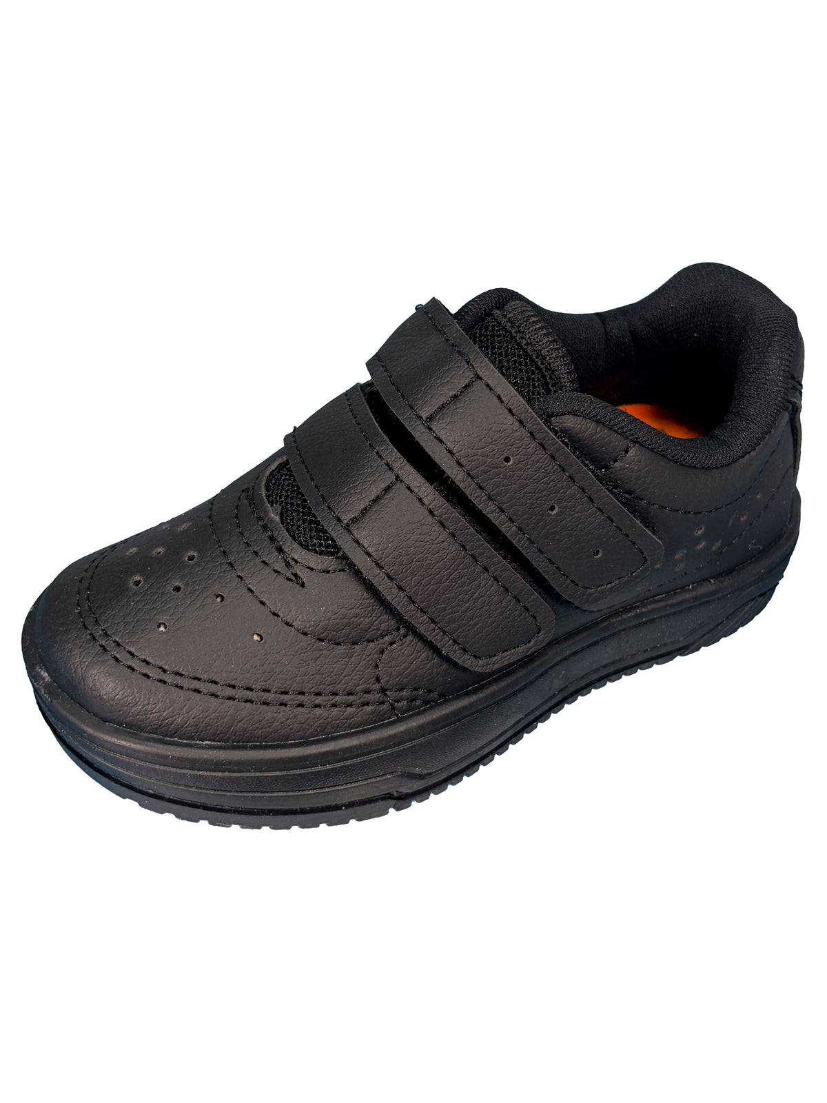 Zapato Negro Doble Velcro