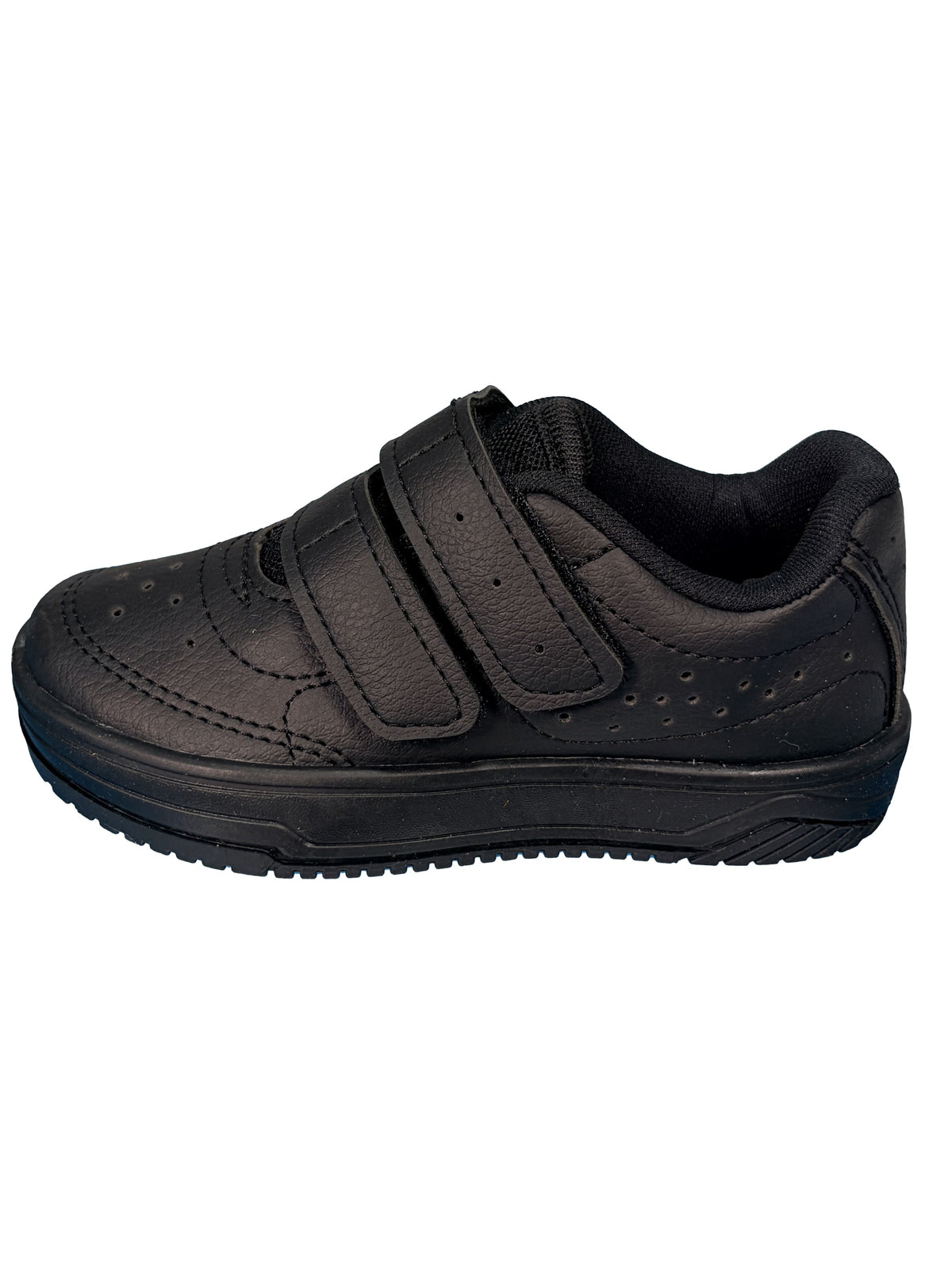 Zapato Negro Doble Velcro