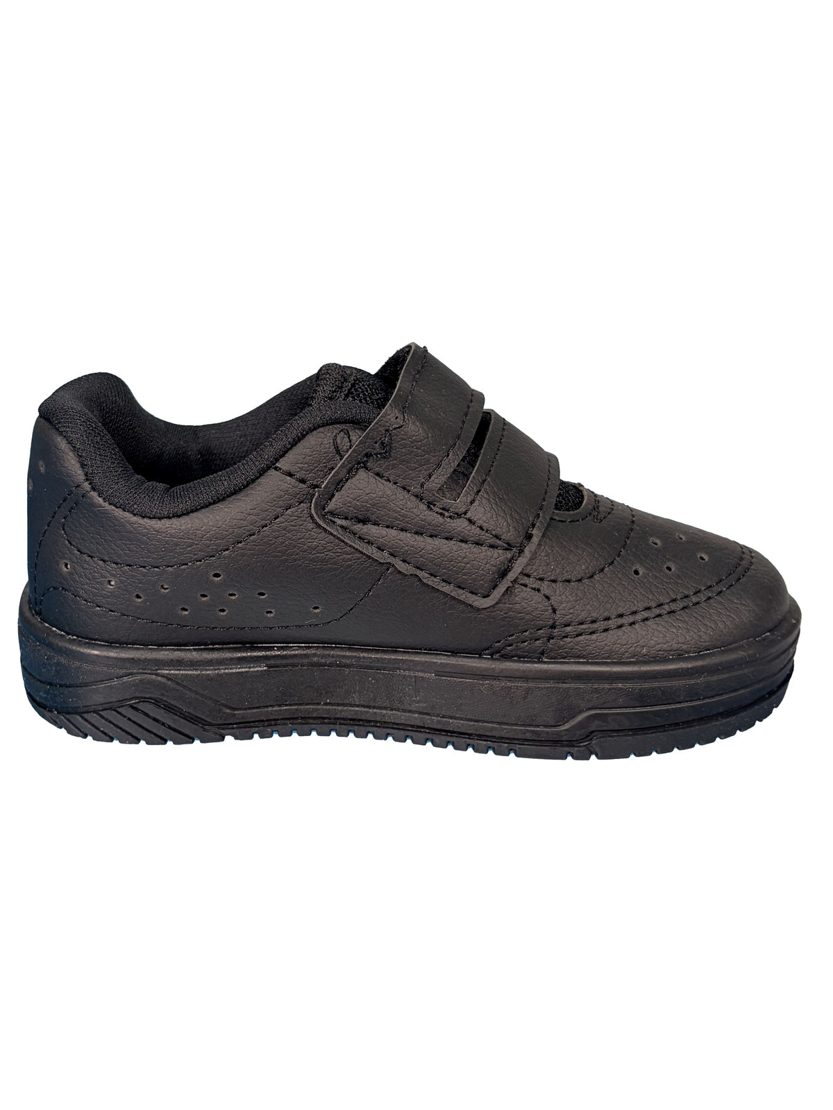 Zapato Negro Doble Velcro
