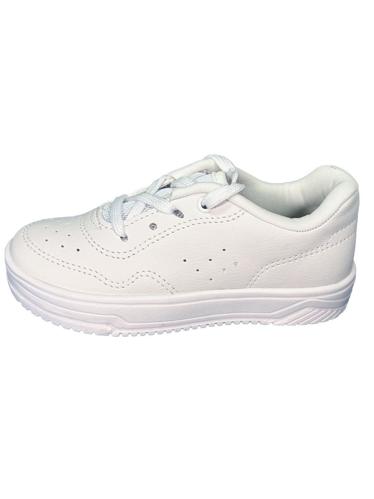 Zapato Basico Blanco Cordon