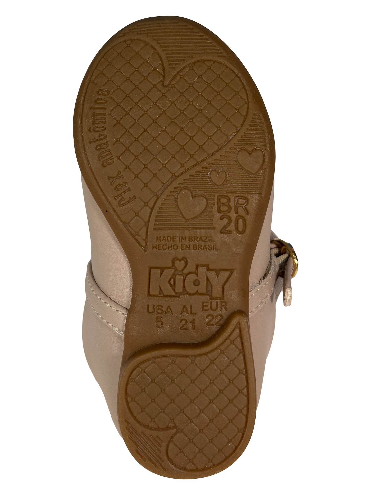 Zapato Muñeca Nude Lazo