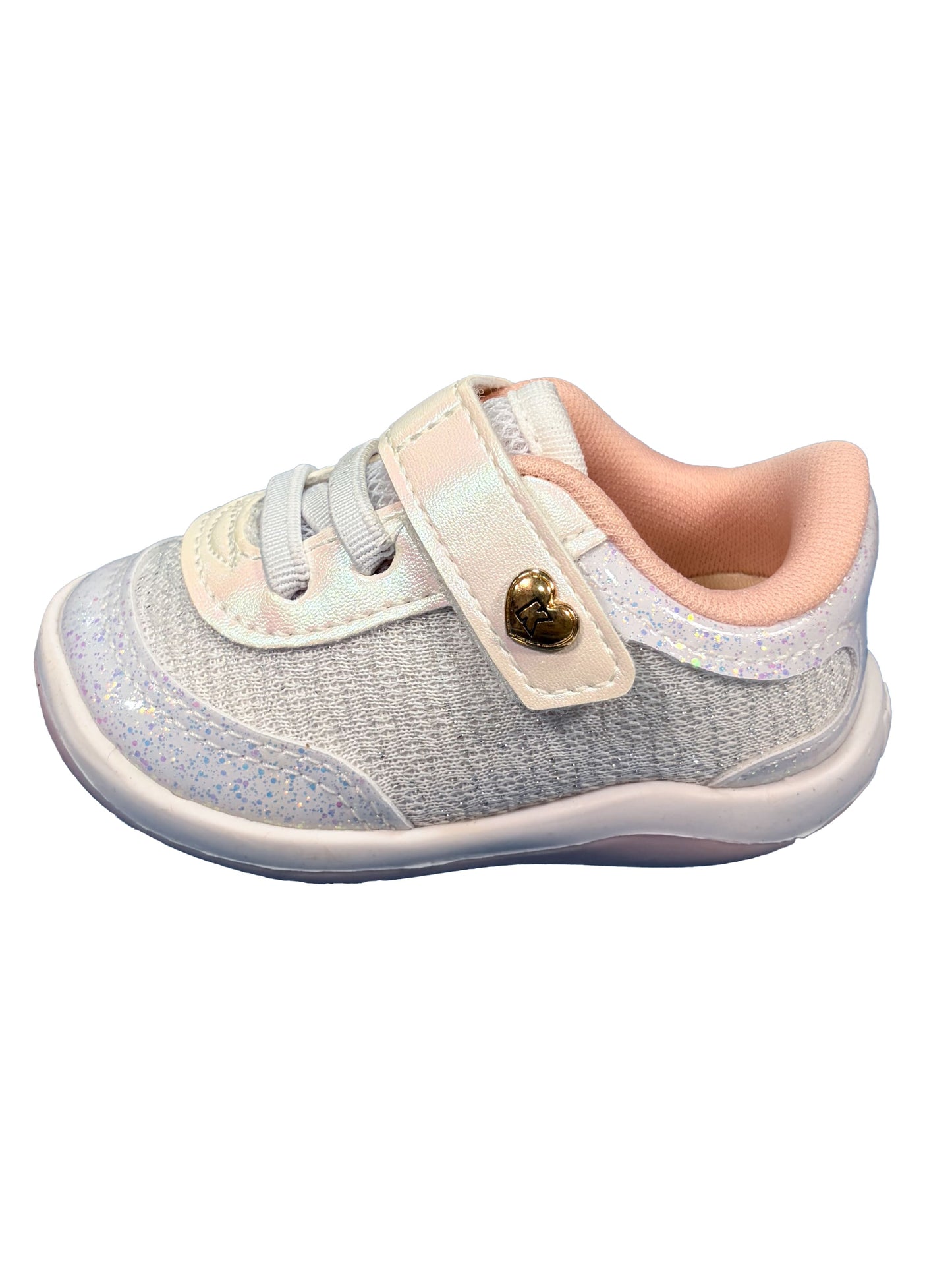 Zapato Blanco/Rosa Tornasol