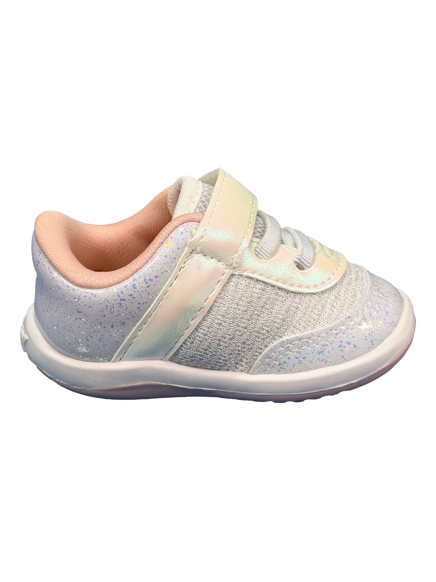 Zapato Blanco/Rosa Tornasol