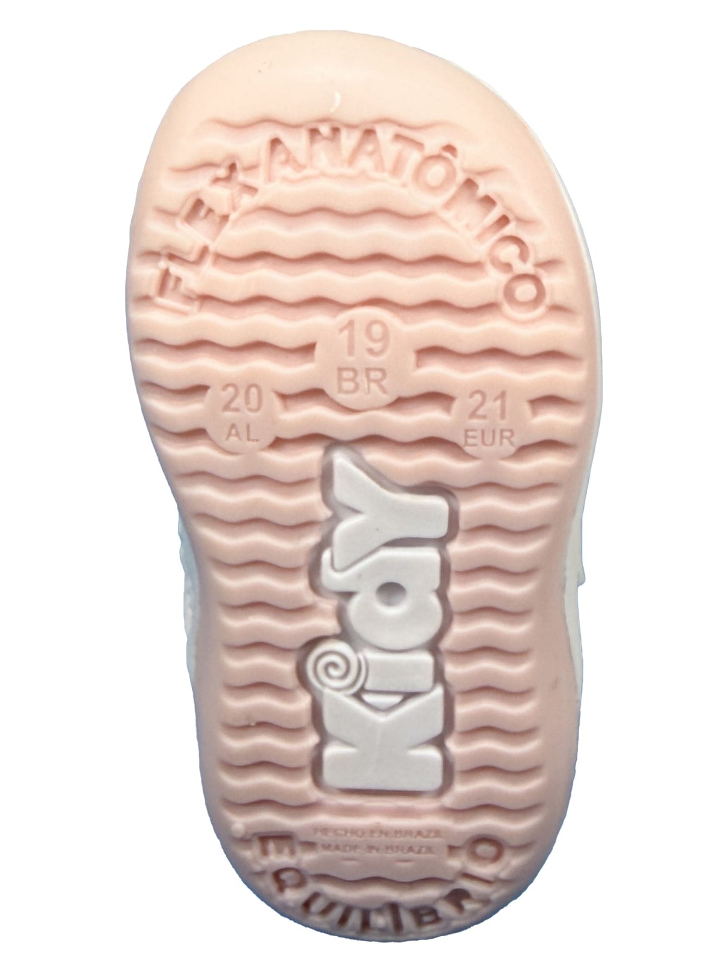 Zapato Blanco/Rosa Lazo
