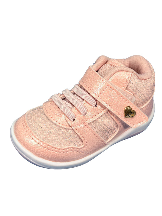 Zapato Botin Corazon Rosa