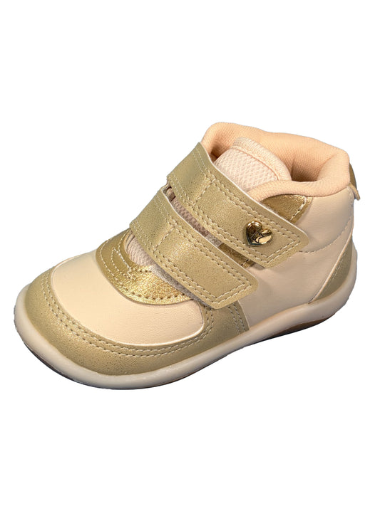 Zapato Velcros Corazon Habano