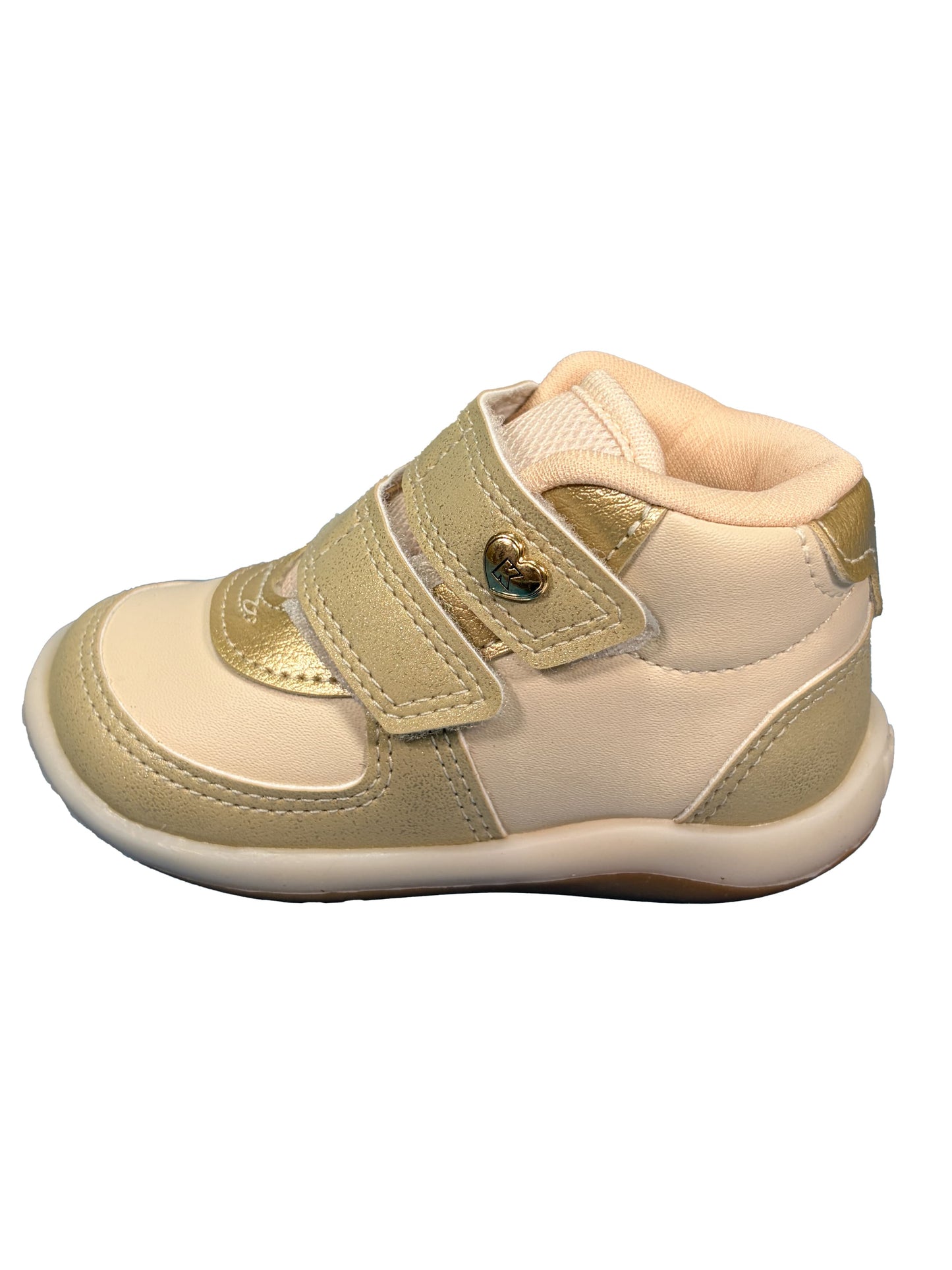 Zapato Velcros Corazon Habano