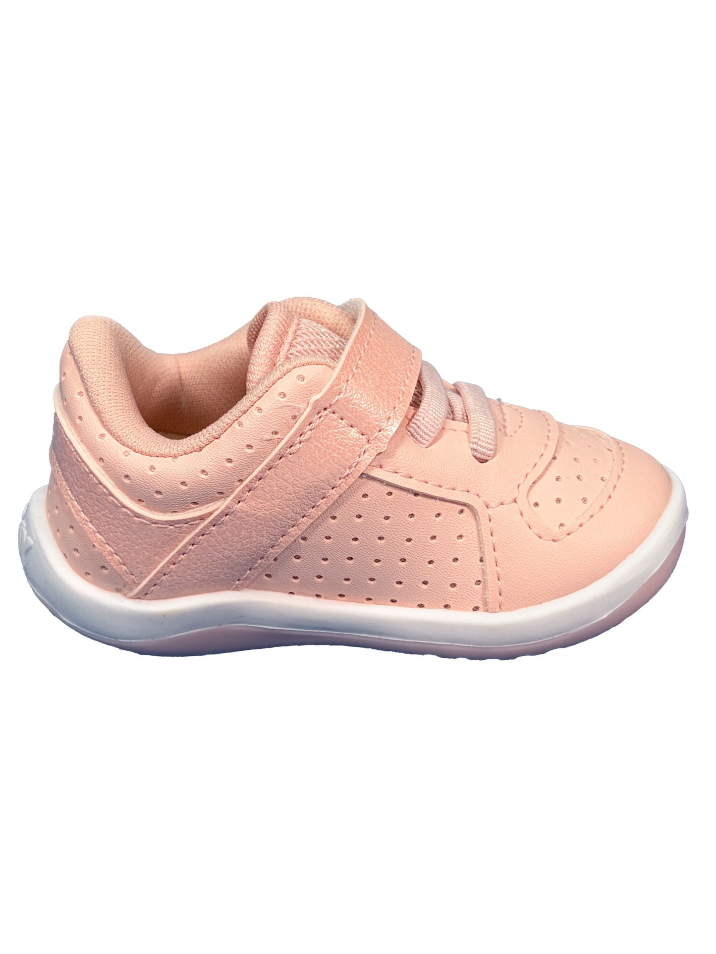 Zapato Velcro Corazon Rosa