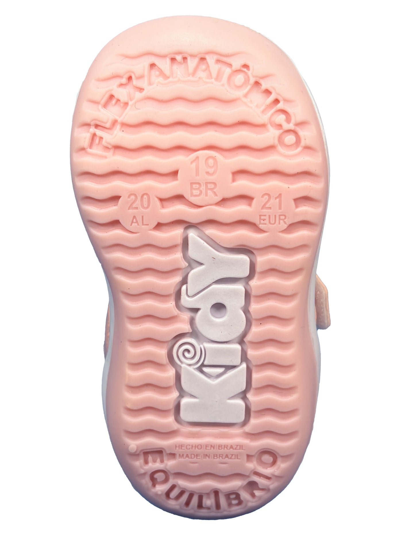 Zapato Velcro Corazon Rosa