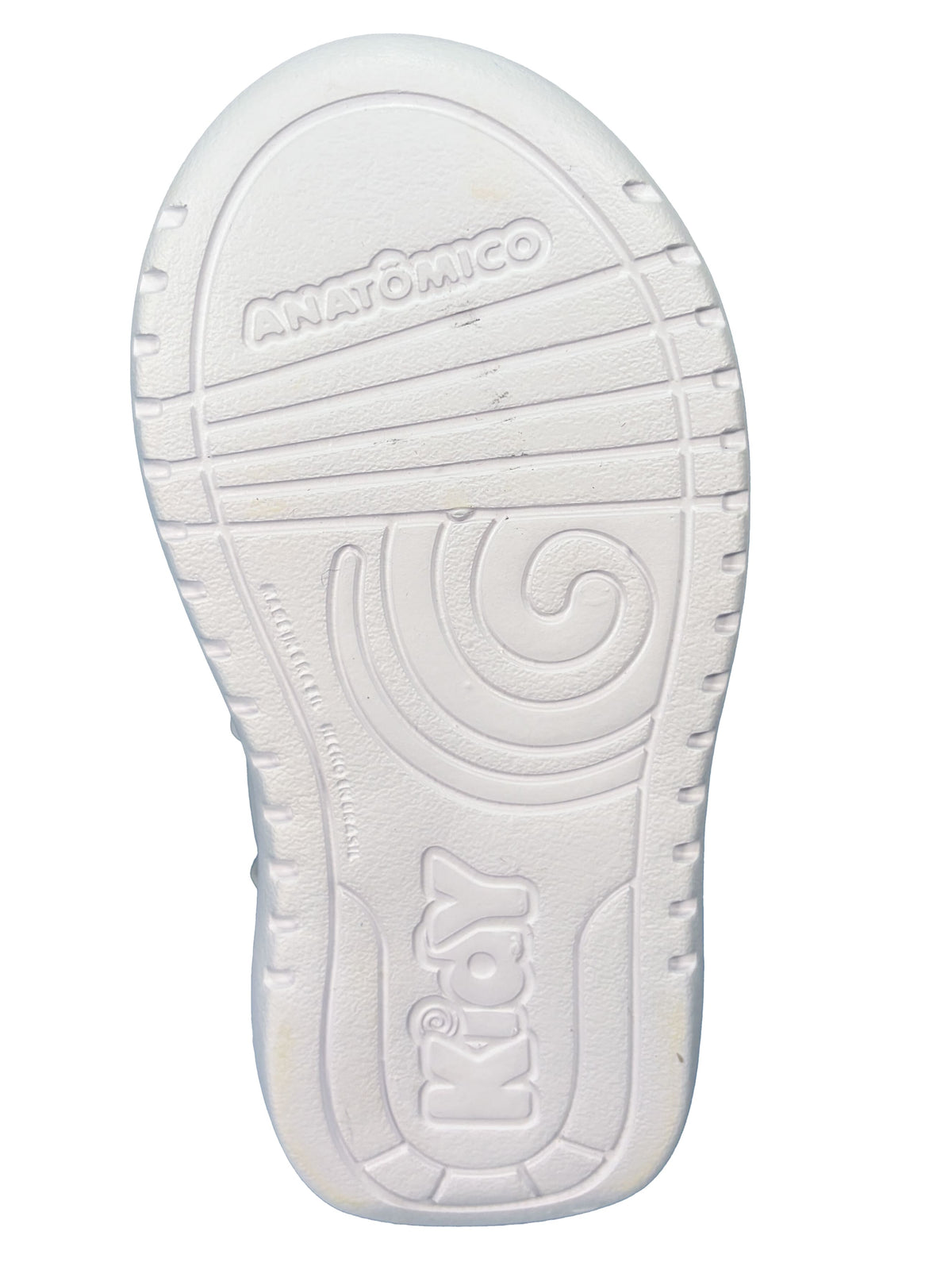 Zapato Blanco Doble Velcro Corazon