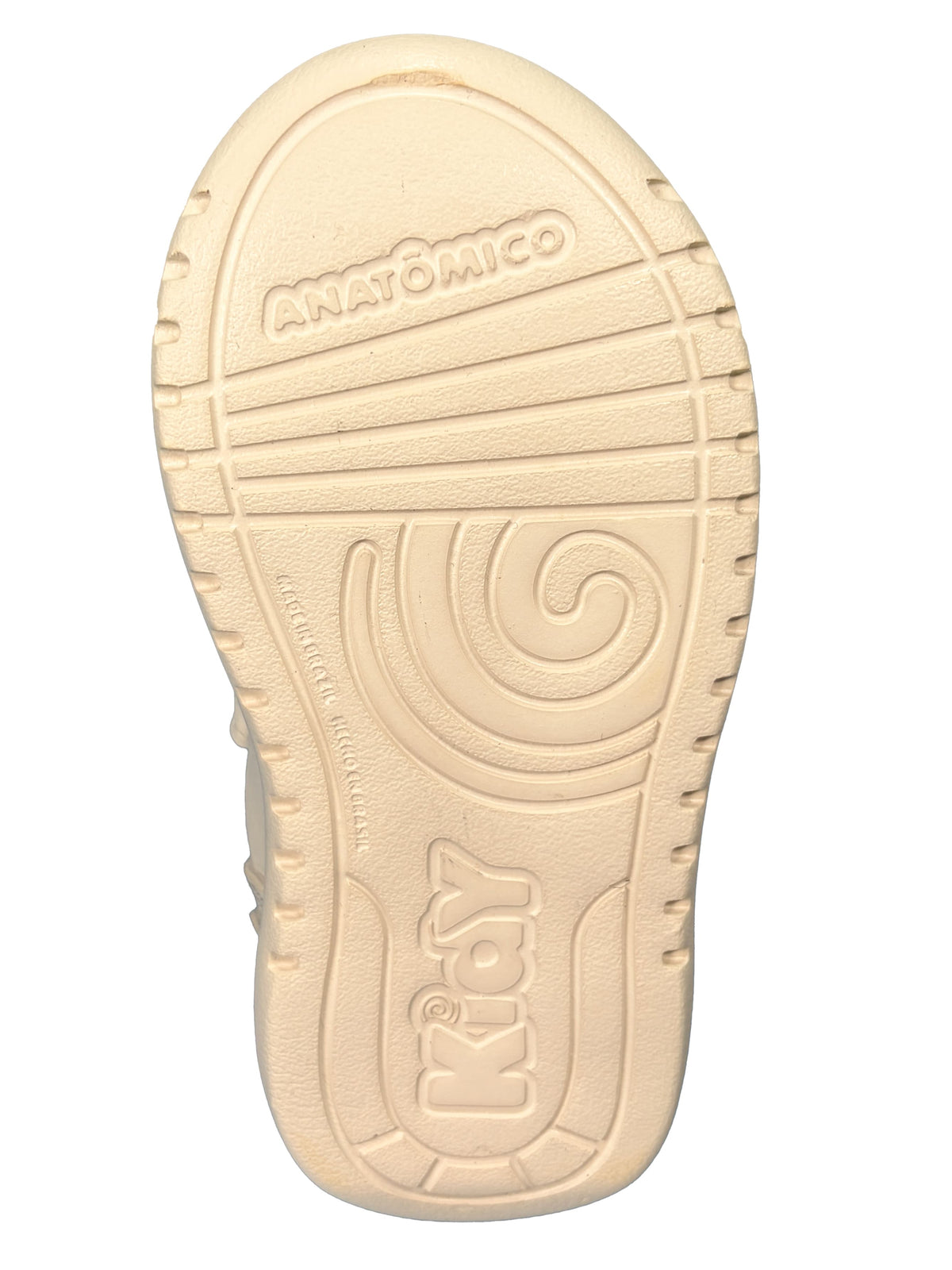 Zapato Beige Doble Velcro Corazon