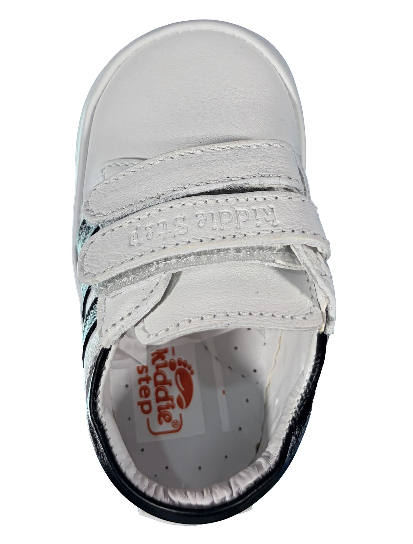 Zapato Blanco Rayas Negras