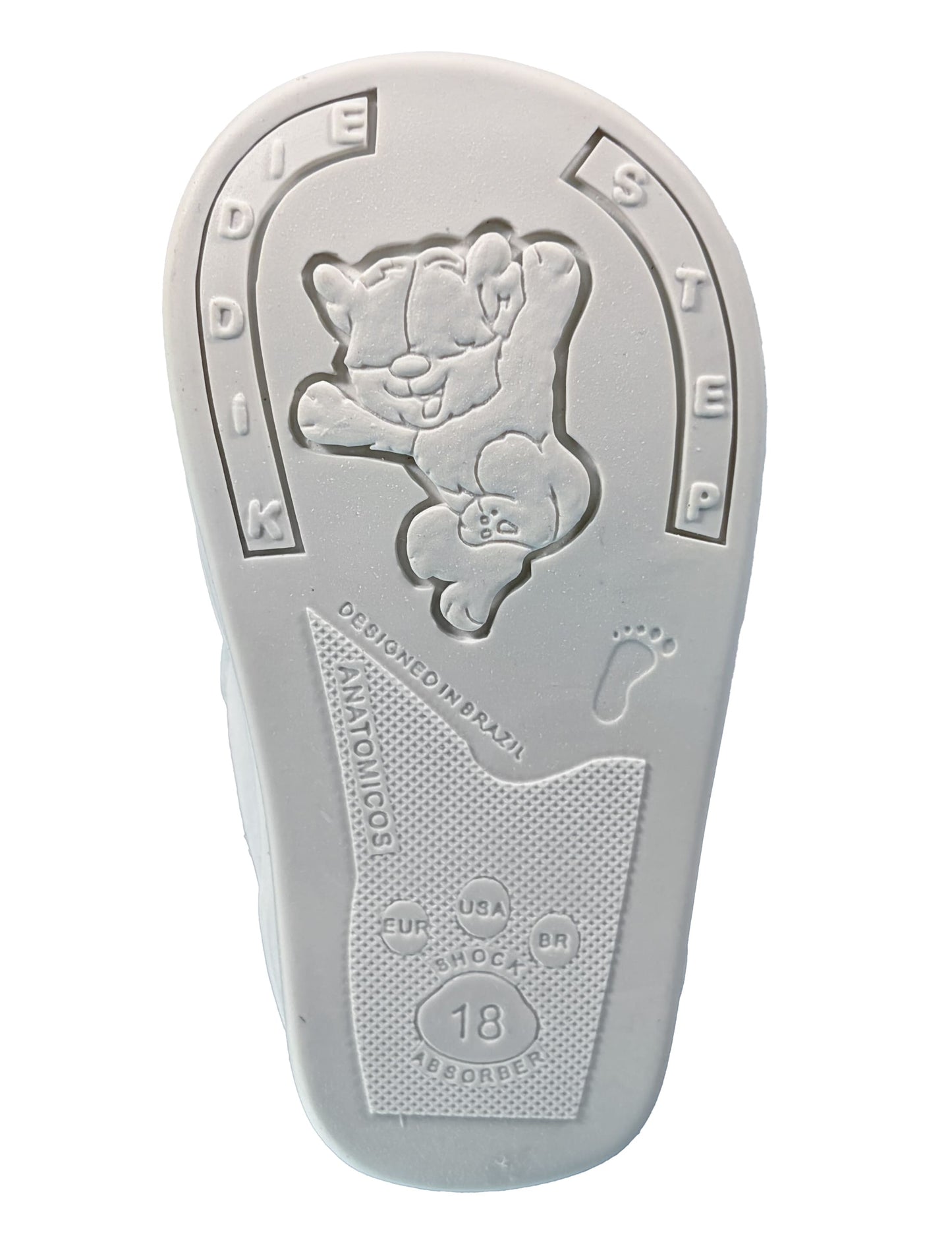 Zapato Blanco Rayas Negras