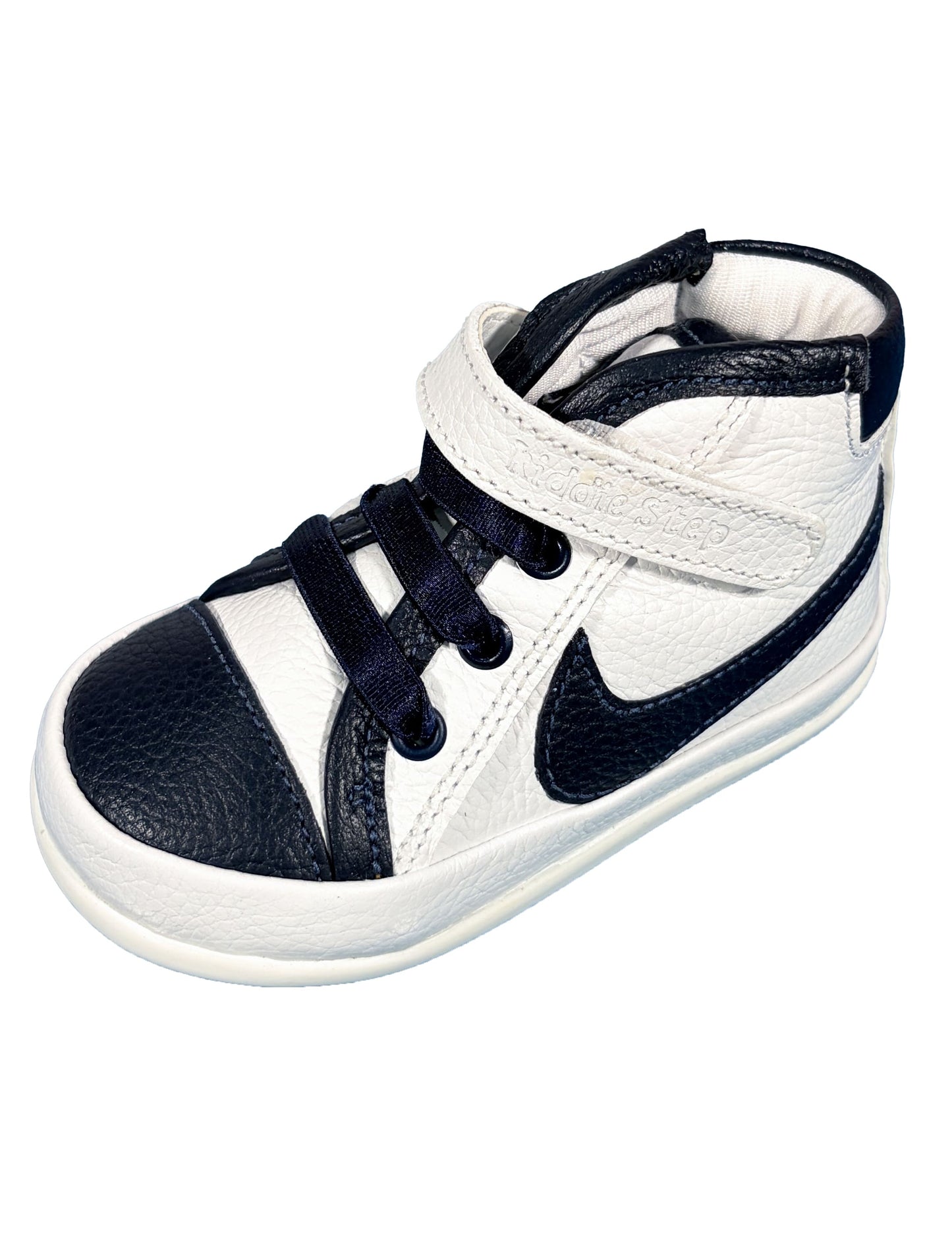 Zapato Botin Blanco con Azul