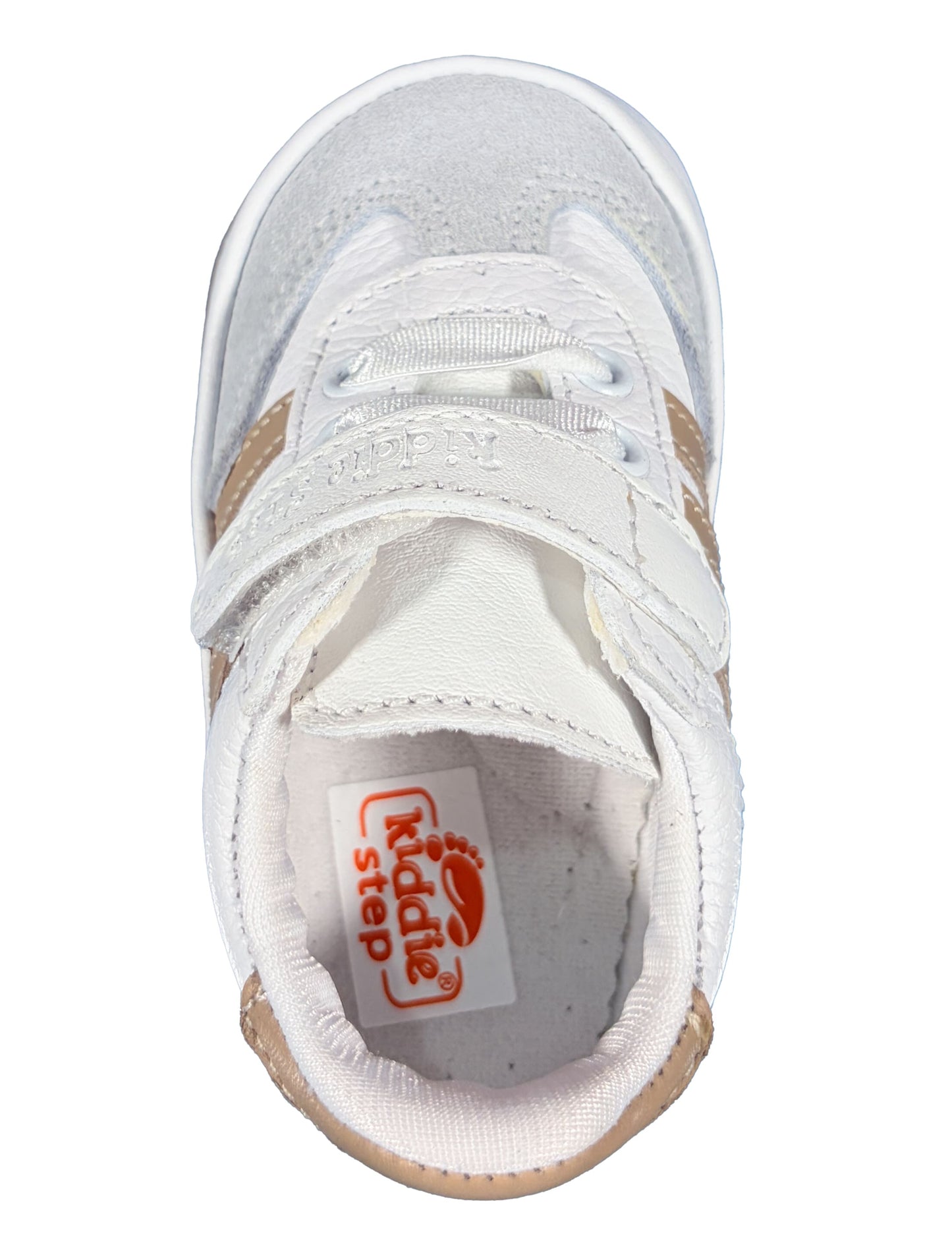 Zapato Tennis Blanco Rayas Cafes
