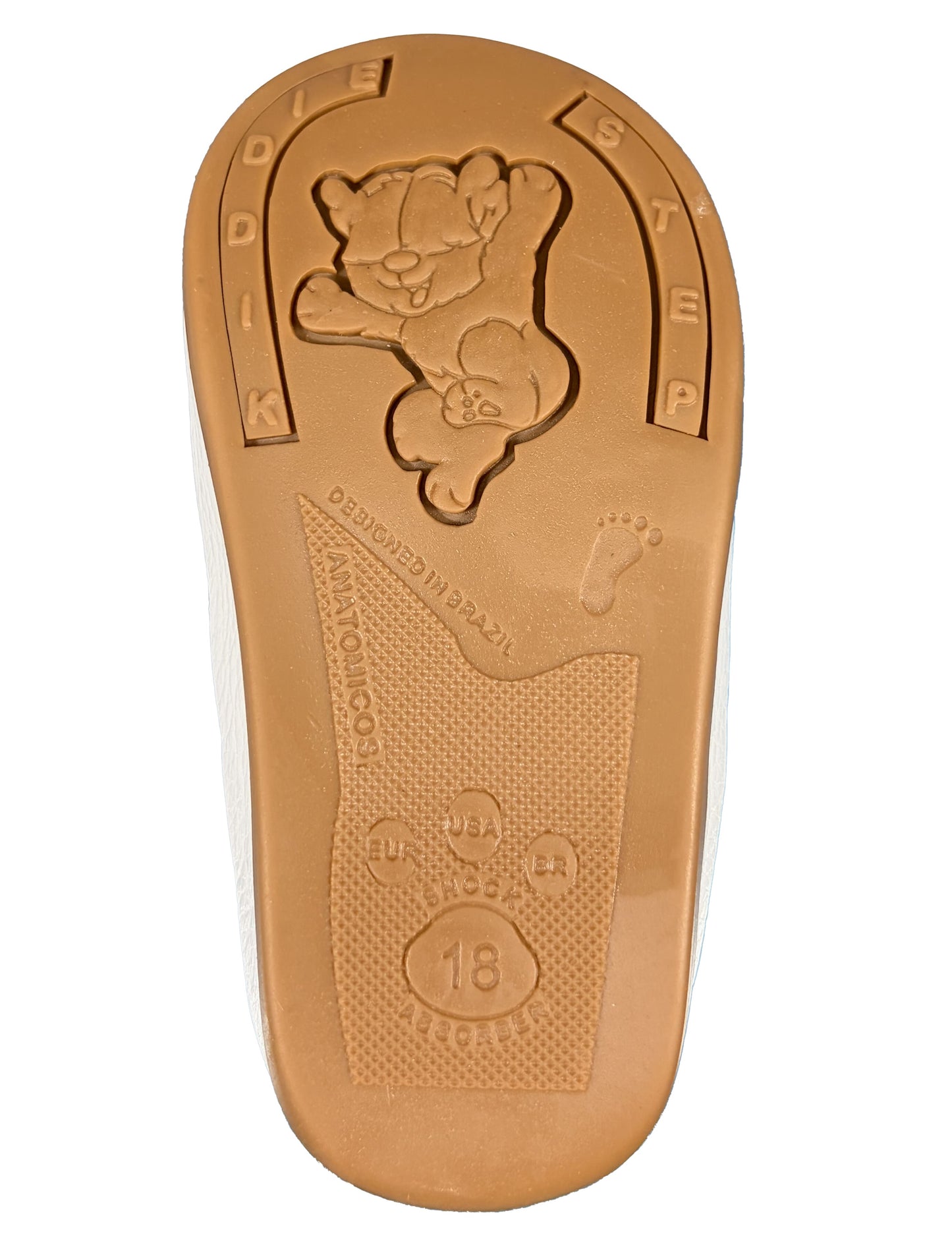 Zapato Tennis Blanco Rayas Cafes