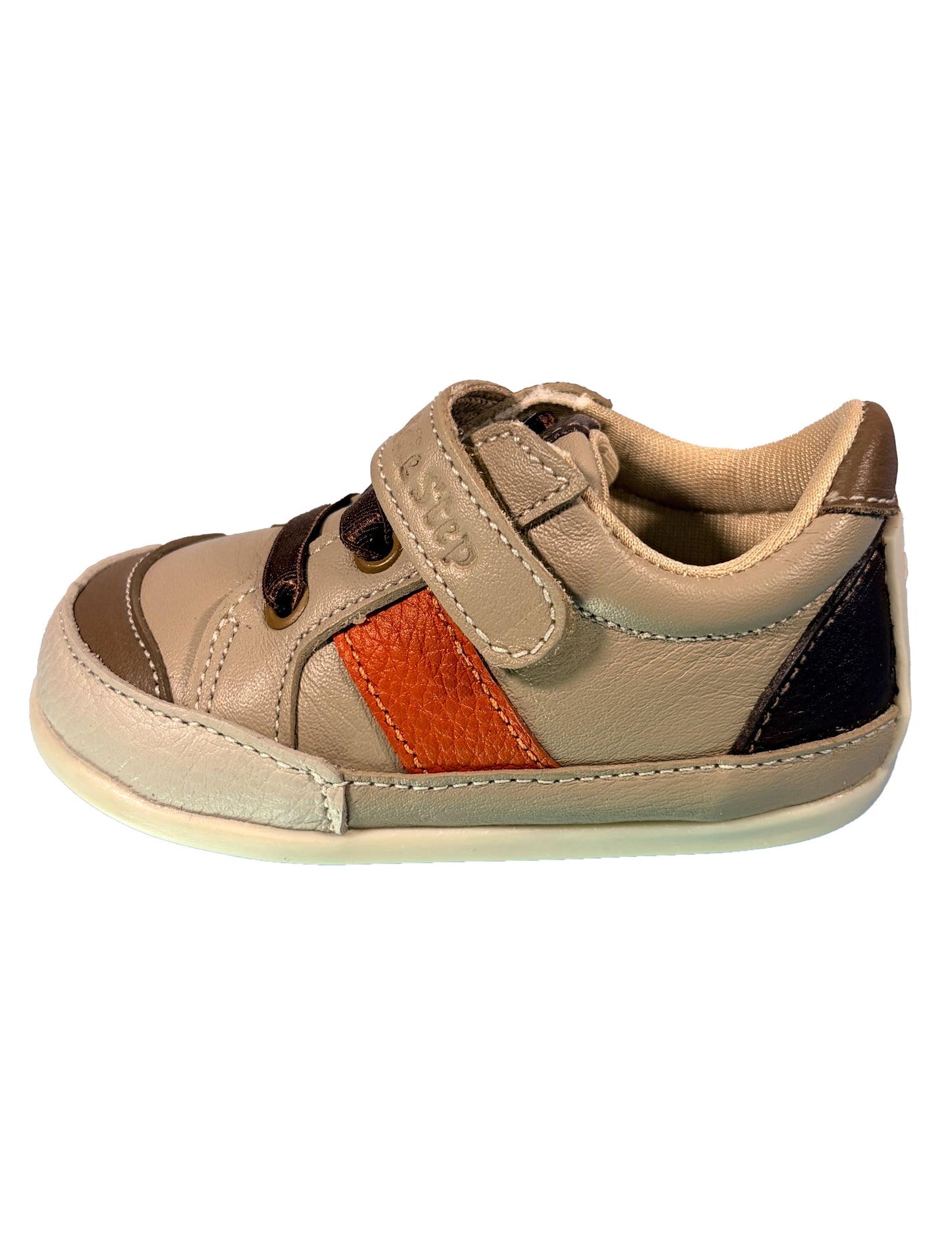 Zapato Cafe con Naranja
