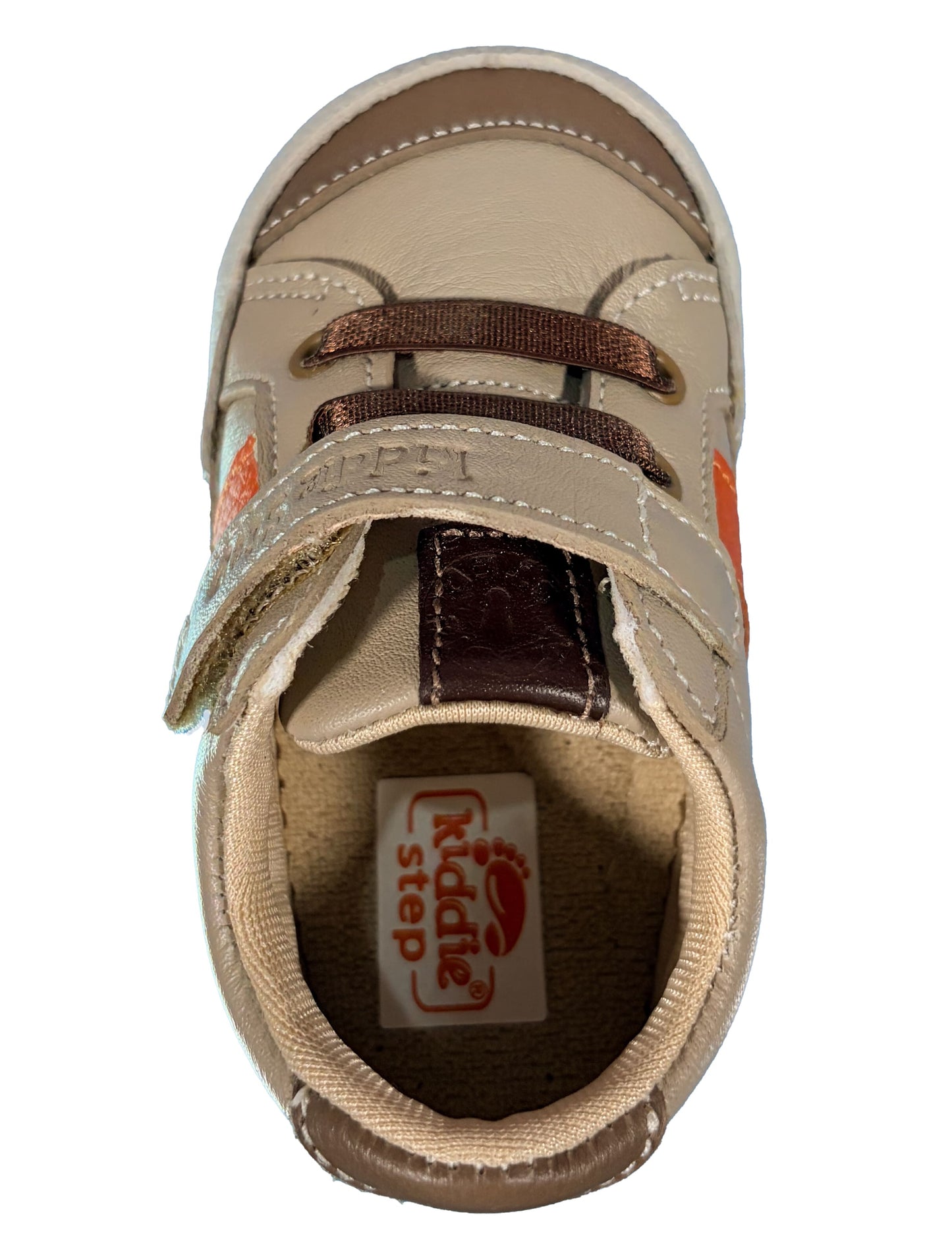 Zapato Cafe con Naranja