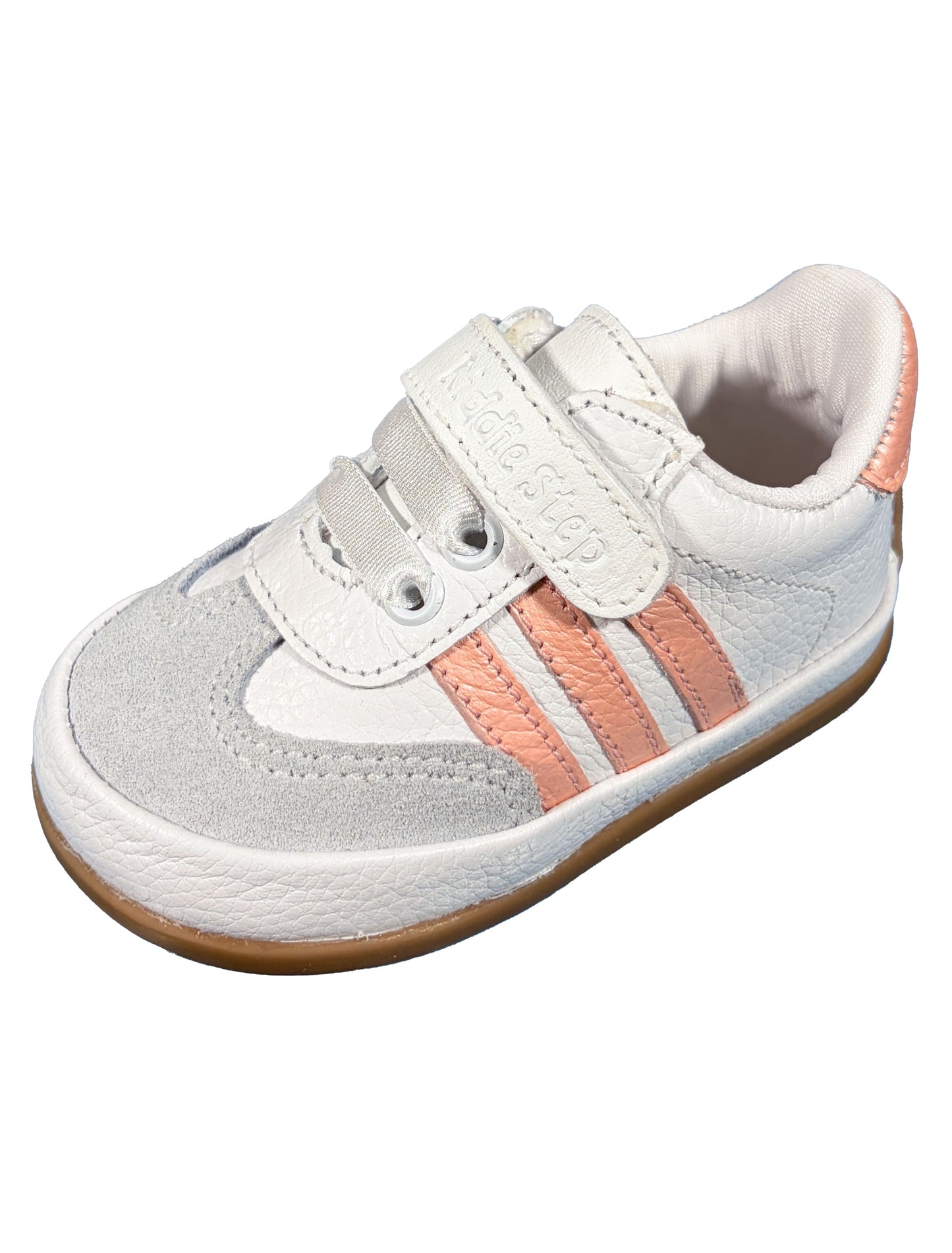 Zapato Tennis Blanco Rayas Rosas
