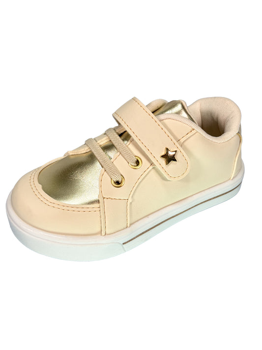 Zapato Dorado Brillos