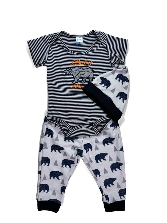 Conjunto 3p Azul Oso Polar