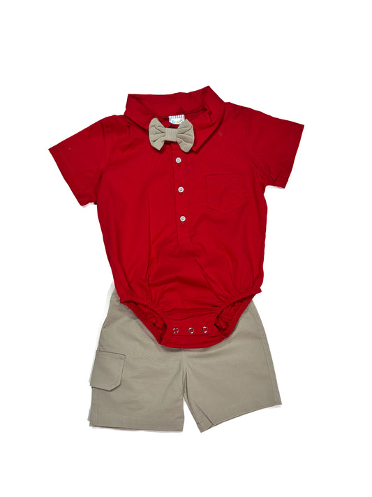 Conjunto Rojo Short