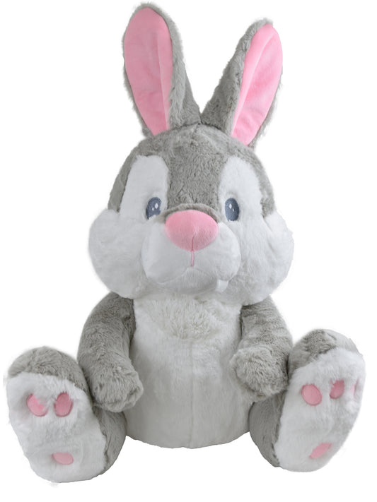 Conejo Sentado Gris Grande