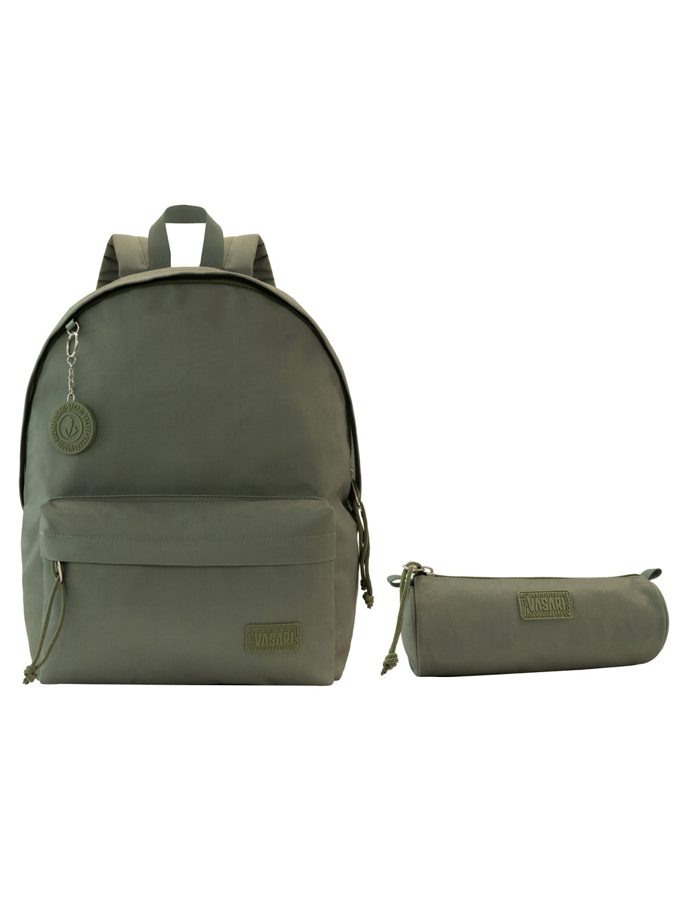 Mochila Verde Con Cartuchera